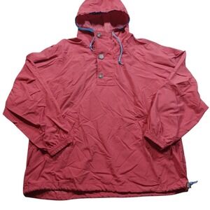 GAP Vintage‎ Nylon Pullover Anorak Red Blue Mens Lightweight Medium